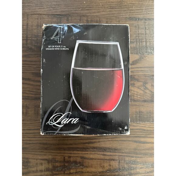 Set of 4 HOME Essentials & Beyond 21 oz. Stemless Wine Goblets - Picture 3 of 8